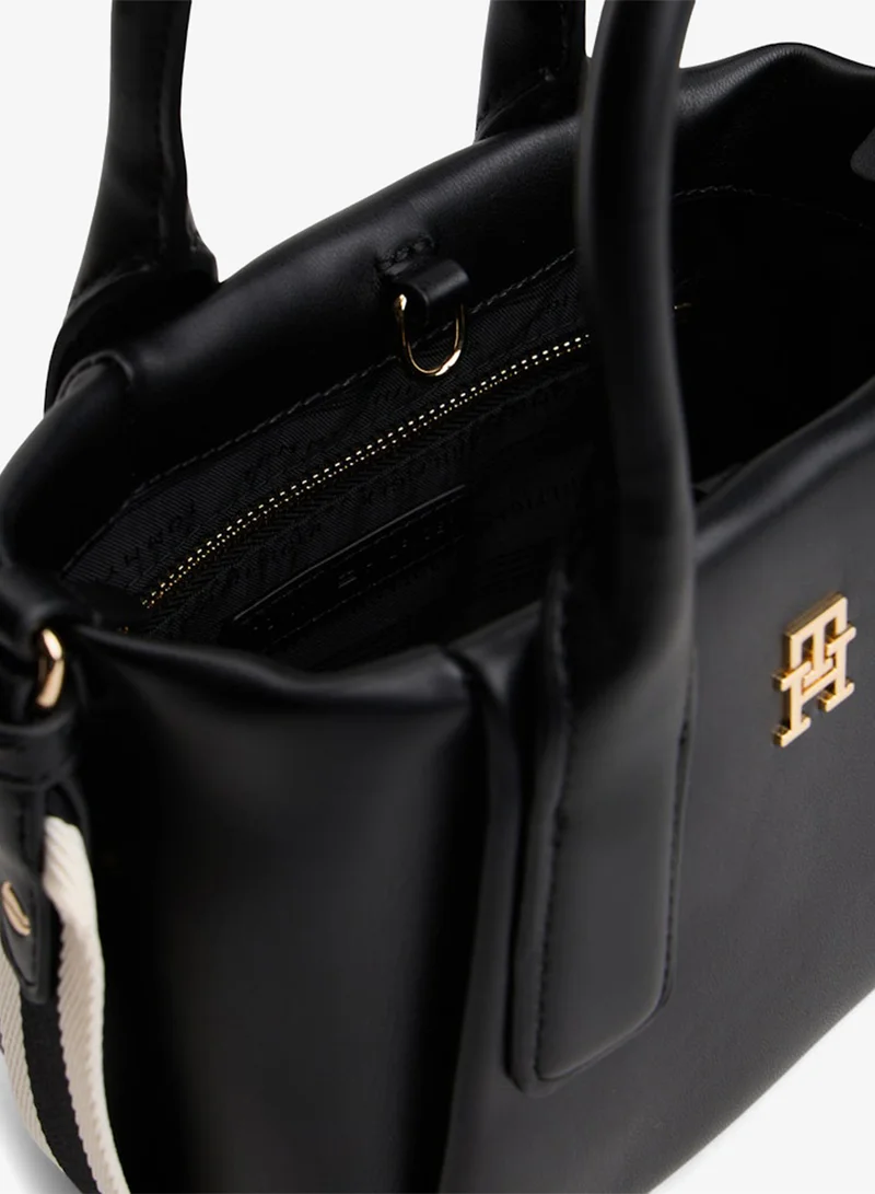 TOMMY HILFIGER  Essential Metallic Logo Crossbody Tote Bag for Women | Best Price UAE